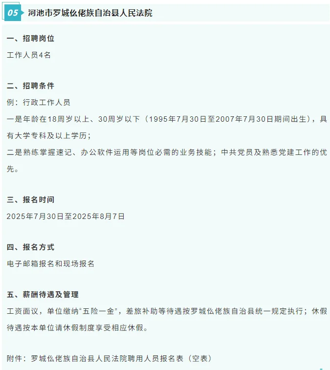 工资7000元/月+五险一金，广西国企招聘