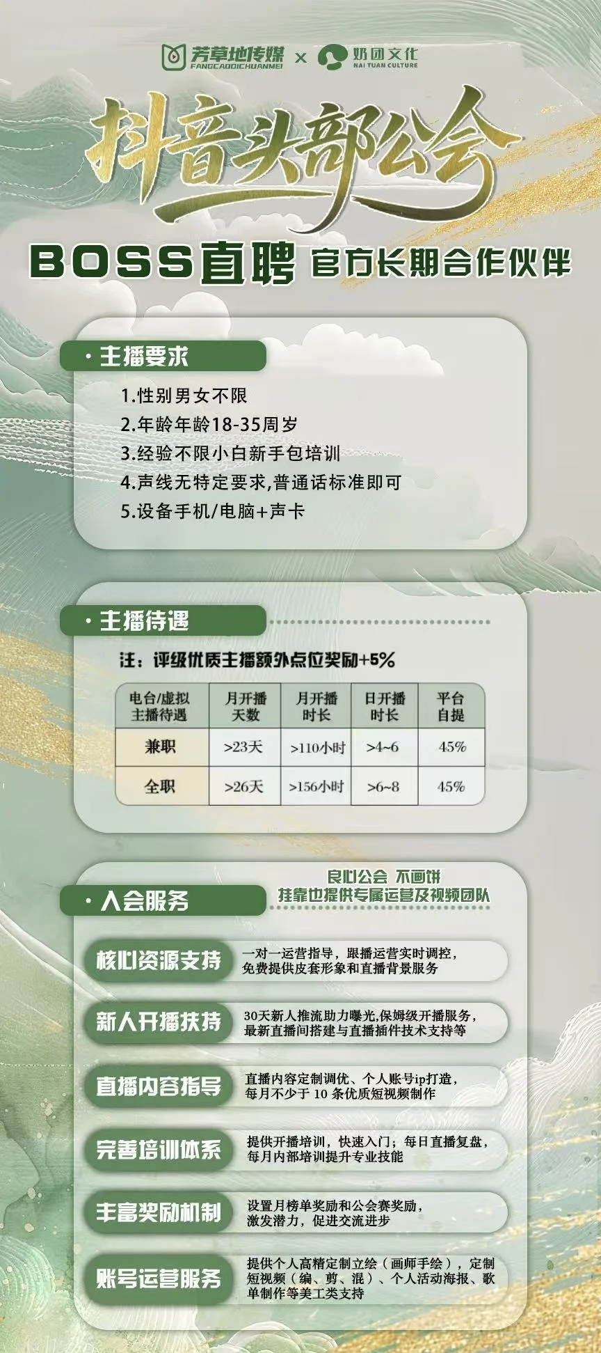 招电台、虚拟主播啦！