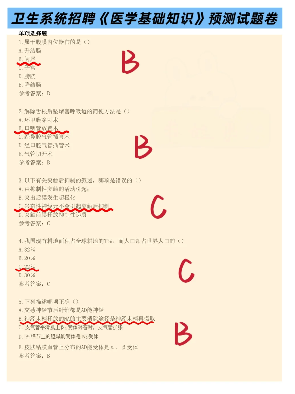 好心提醒备考郓城县人民医院的懒人，背完稳