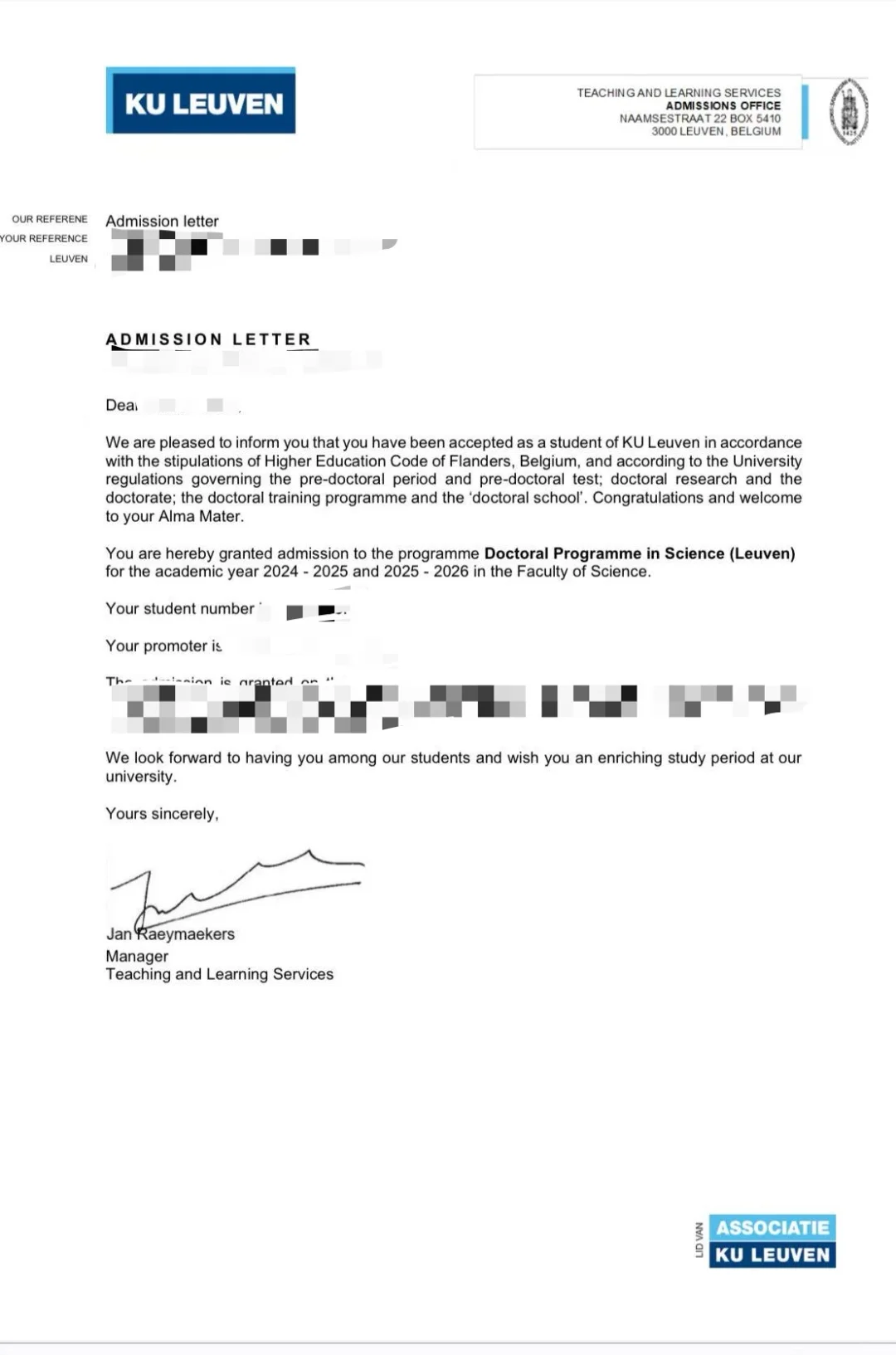 鲁汶大学 岗位制phd