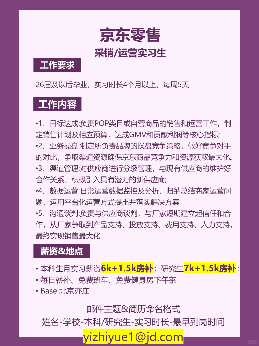 实习信息6|base北京，大企业高薪资~