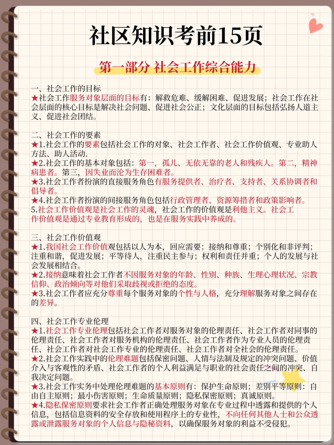 福州晋安区社工就这7页纸，7天背完82芬