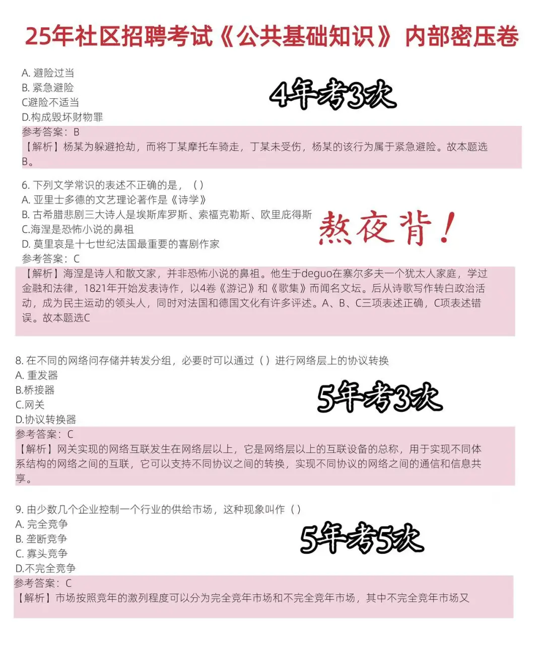 25社区工作者招聘，备考一周也能过?