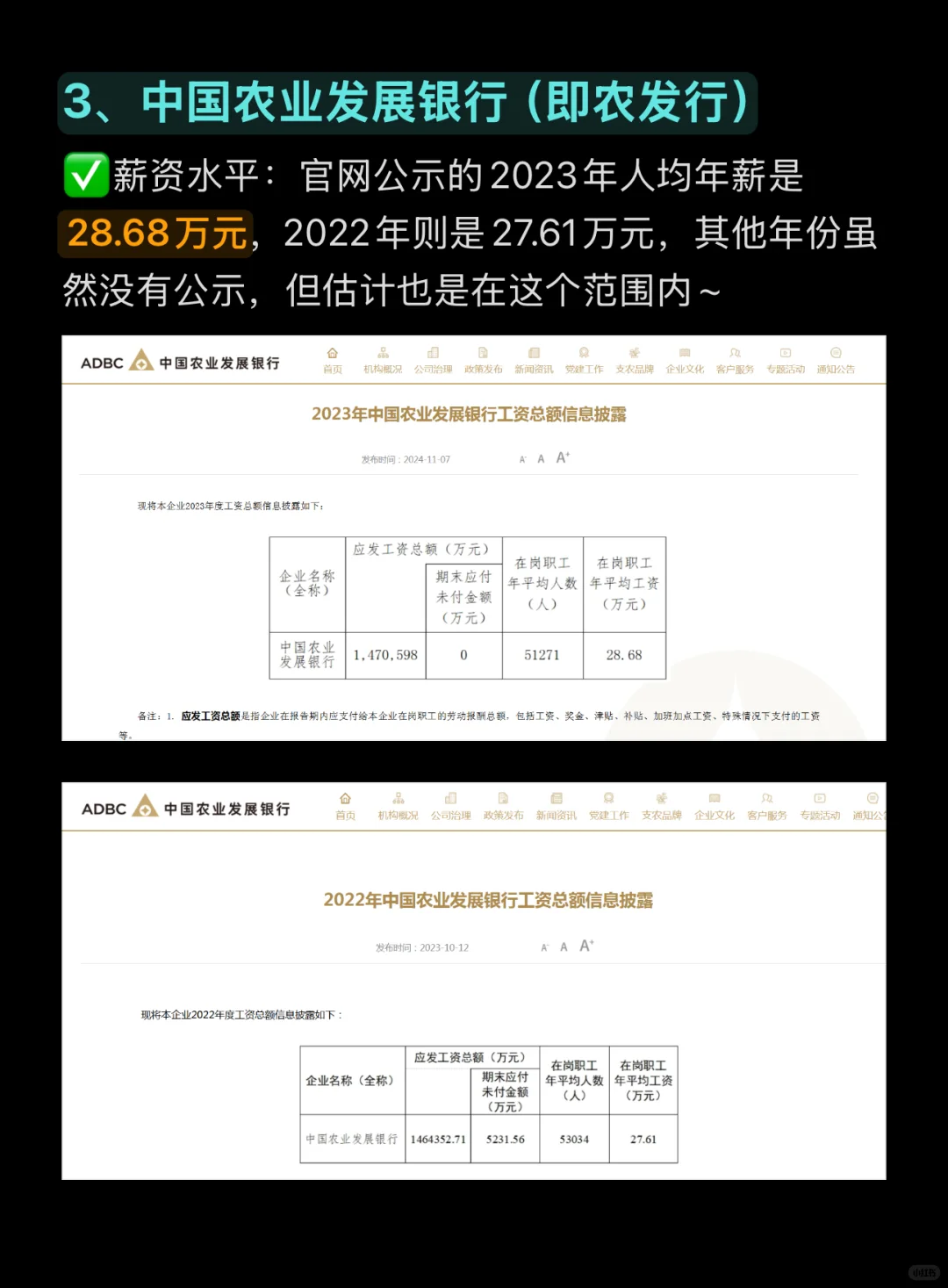 中国三大政策性银行:年薪、待遇和招聘机会