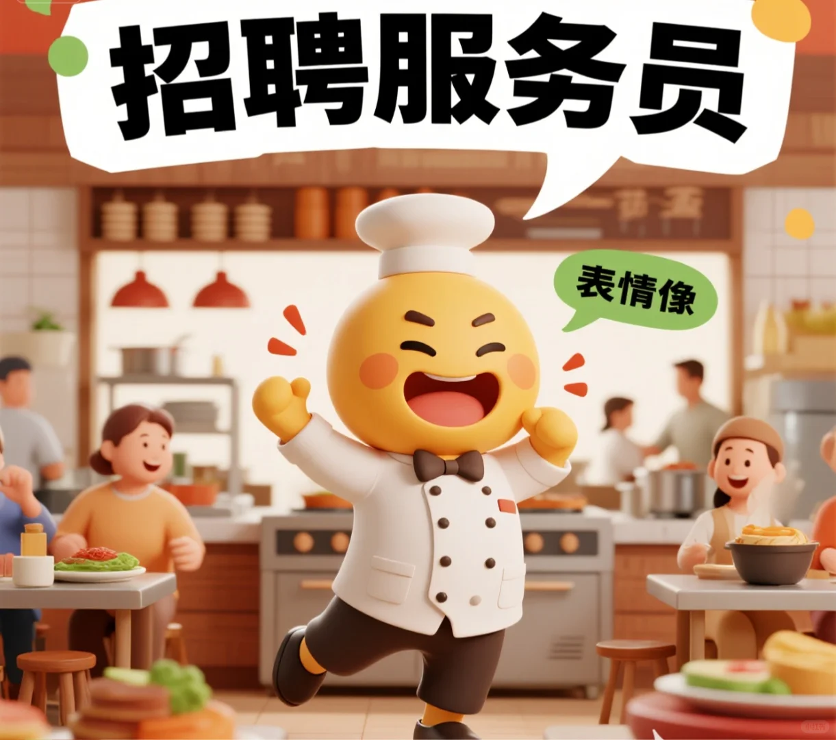 ?高薪急聘!服务员?