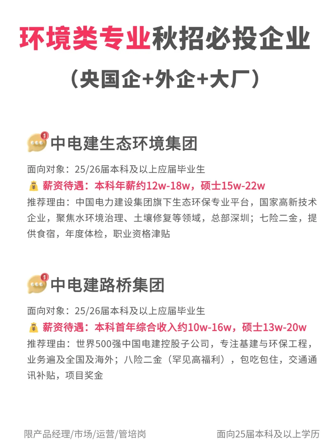 环境工程类毕业生有救了!