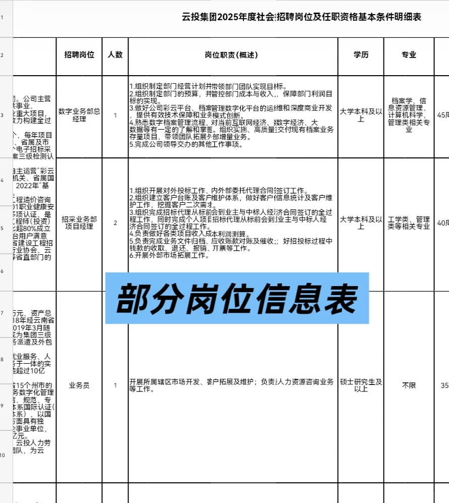 2025云投集团云南投资控股集团招聘考试资料