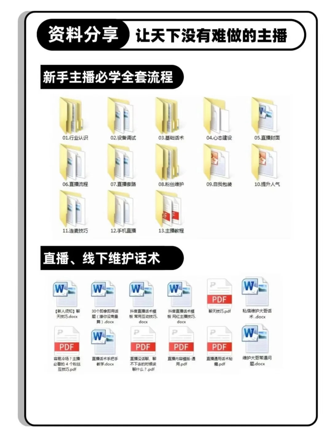 主播必备的全套流程❗小白主播必学❗