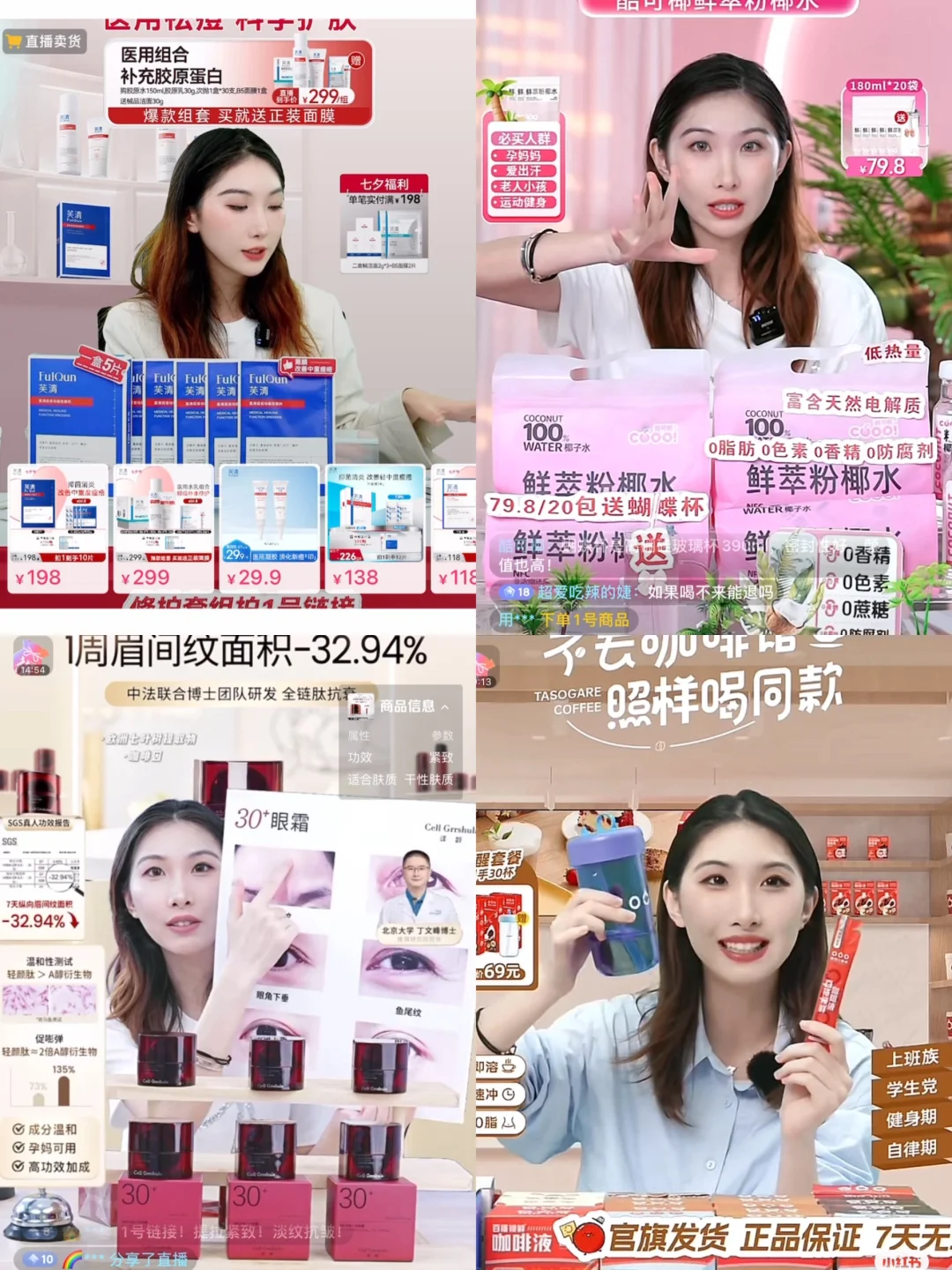 一张图看清带货主播到底有多拼｜在杭主播