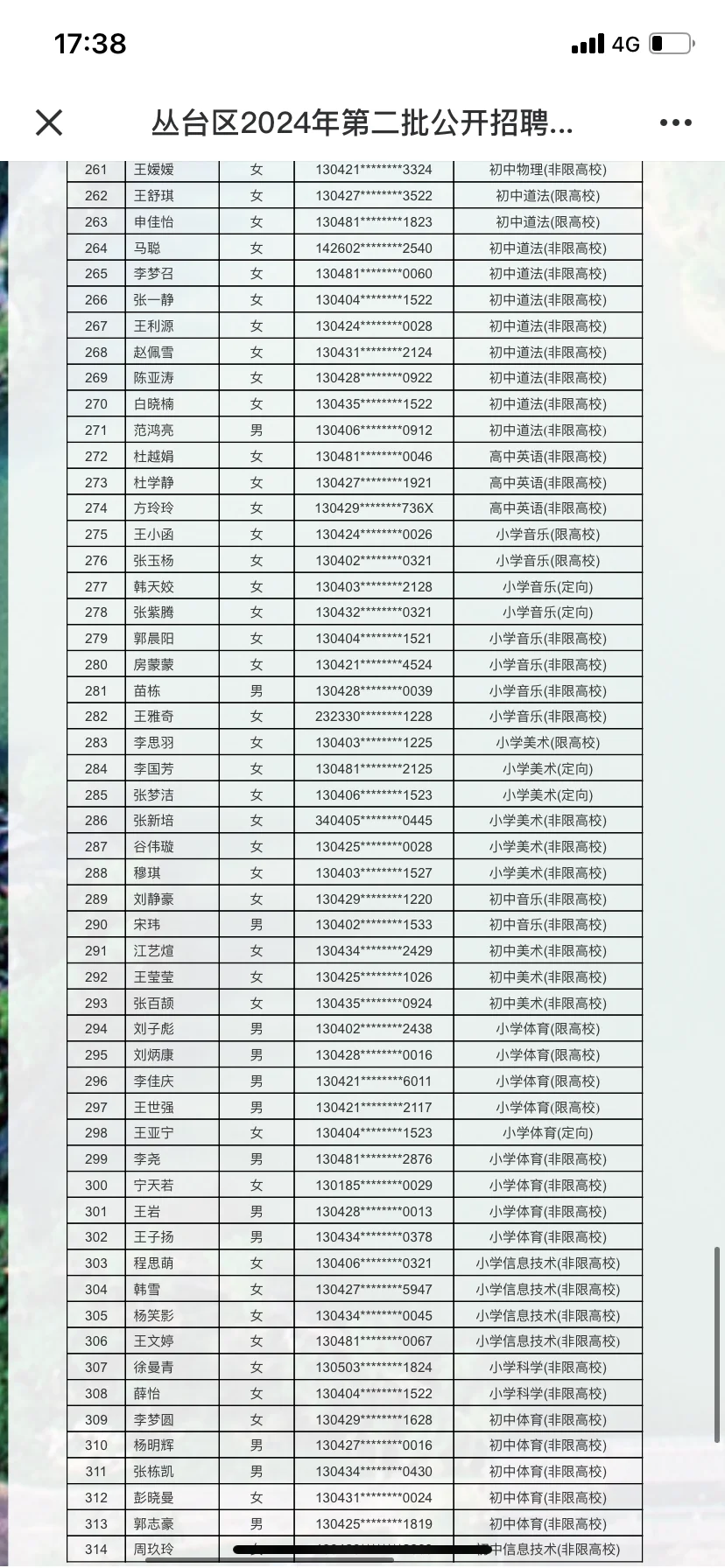 丛台区教师二招名单公示❗复兴还会扩招吗❓