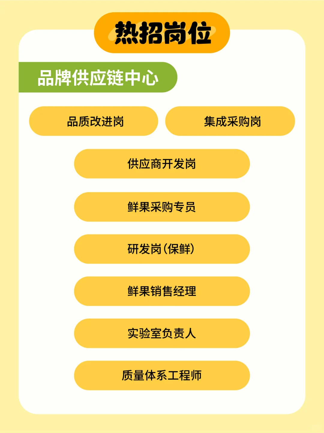 社招｜蜜雪集团8月热招岗位