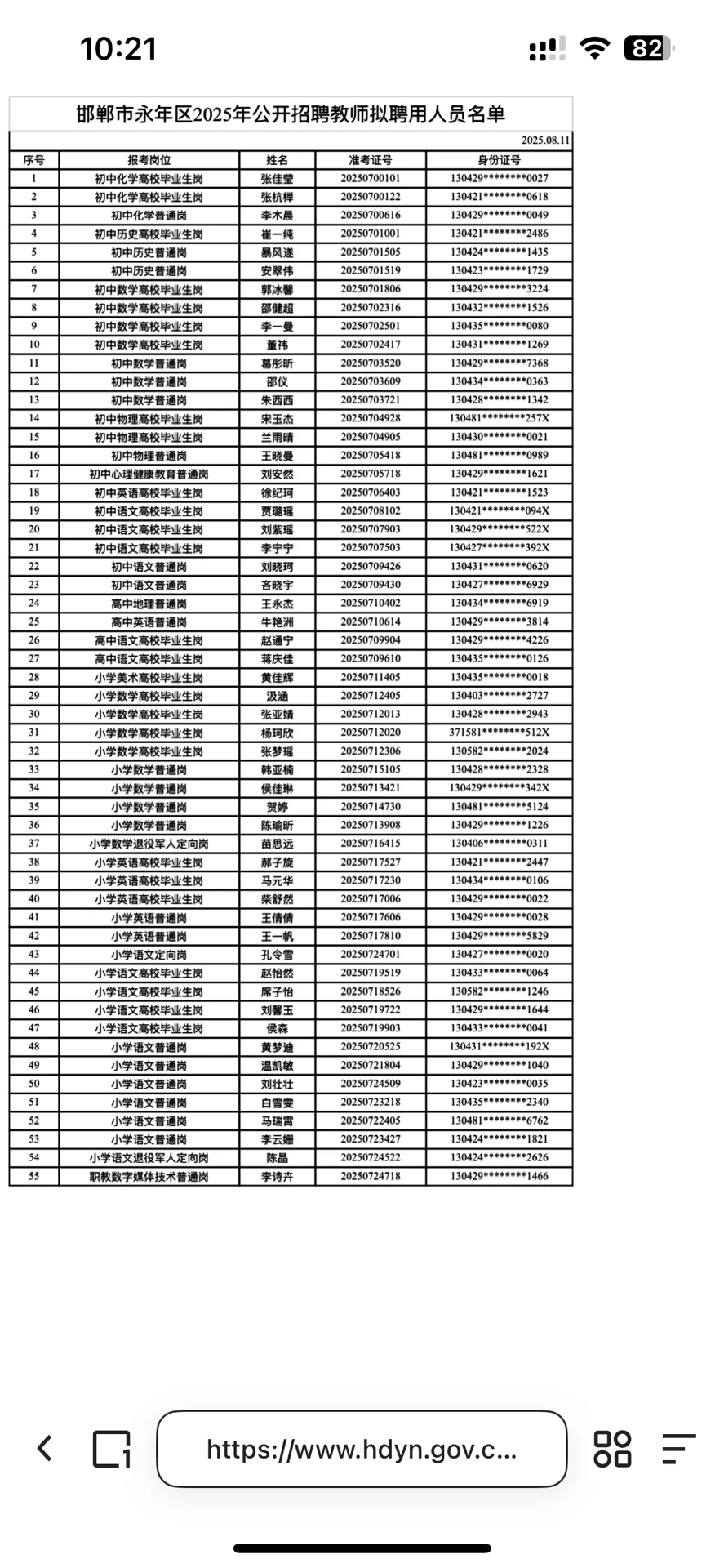 永年公示名单已出