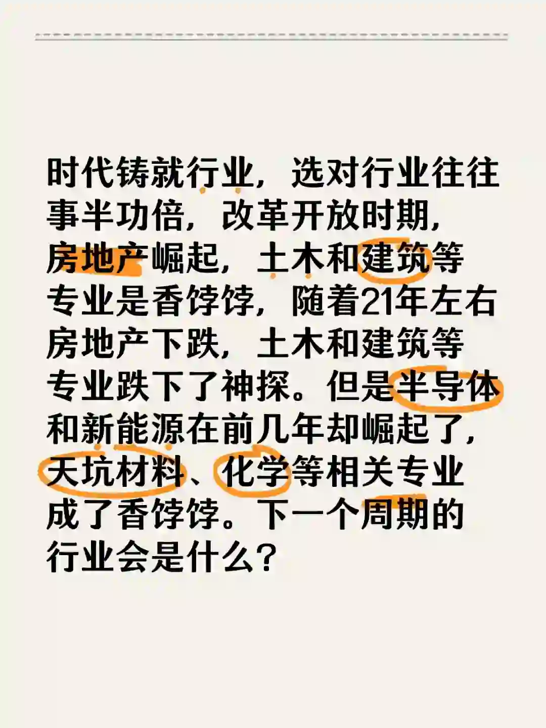 预测行业周期