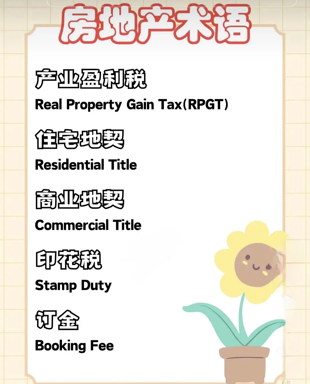 新手房地产术语