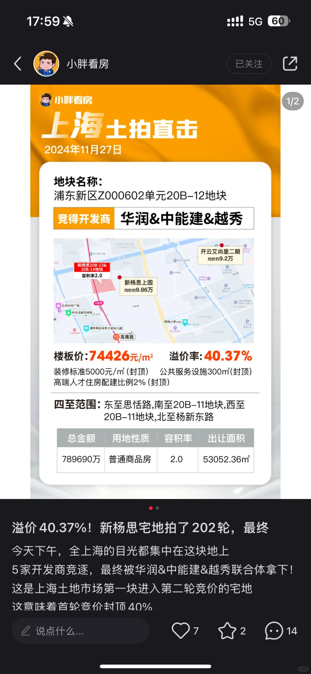 新杨思地块能溢价40%根据是什么