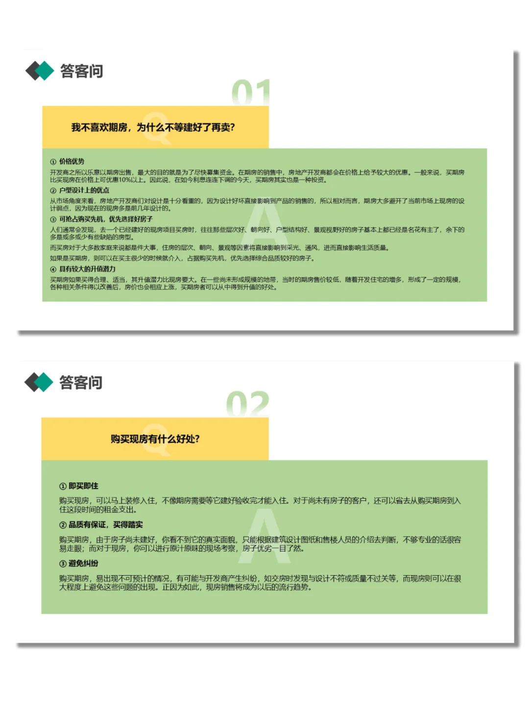 房产经纪人新房推介40个常见答客问话术