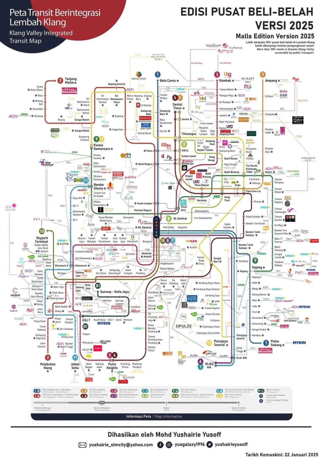 🇲🇾雪隆区最update 的LRT map