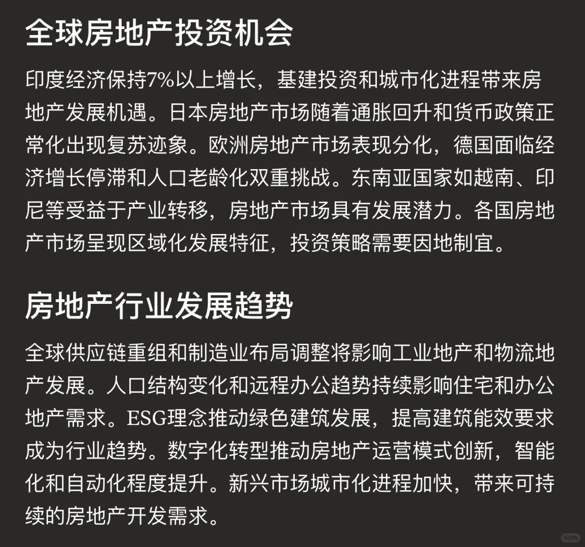 2025全球经济形势下的房地产