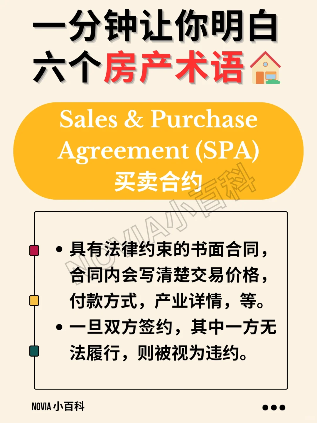 🇲🇾首购族买房必须知道的六个房产术语