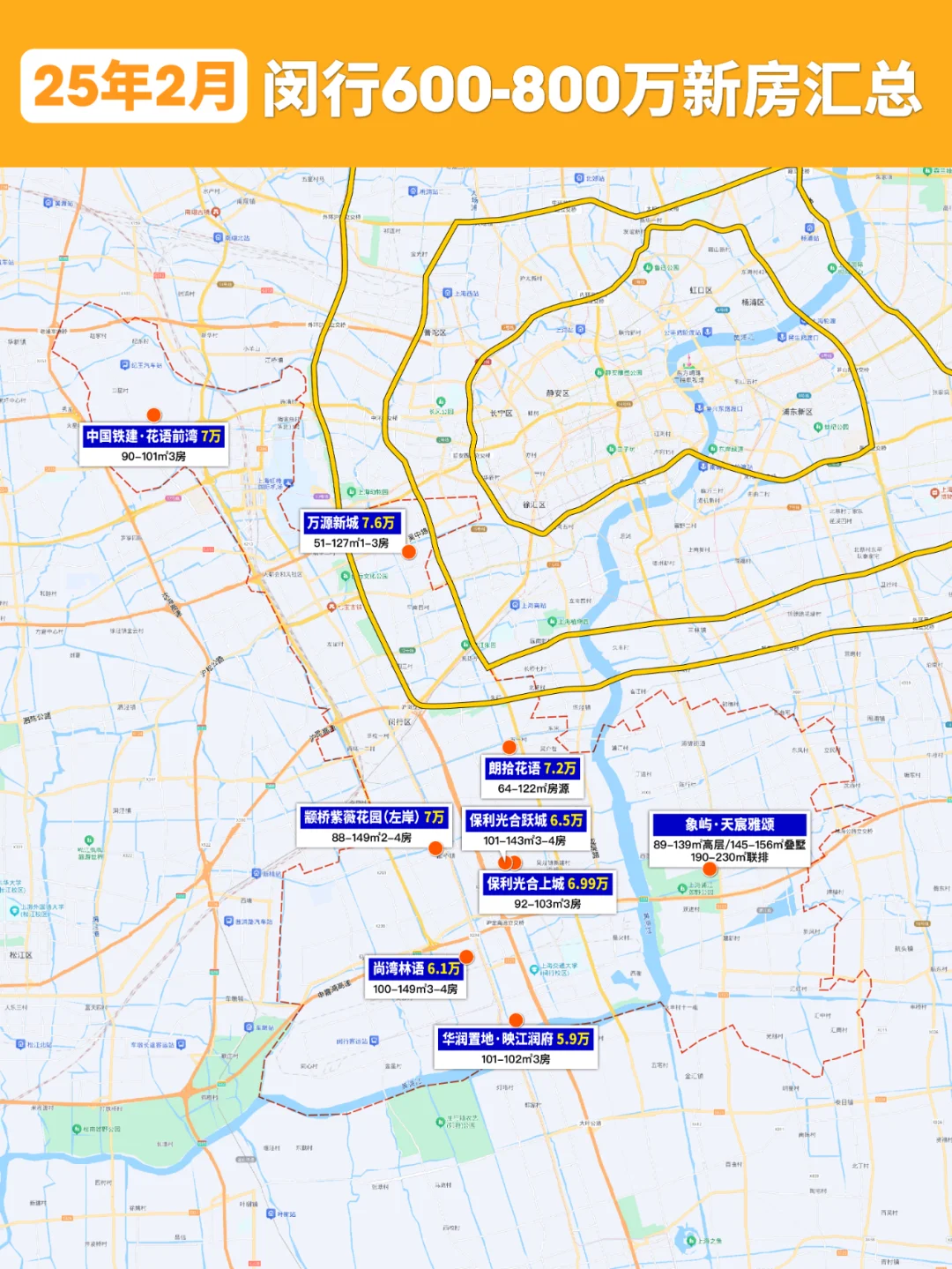 上海主力总价600-800万新房汇总！建议收藏