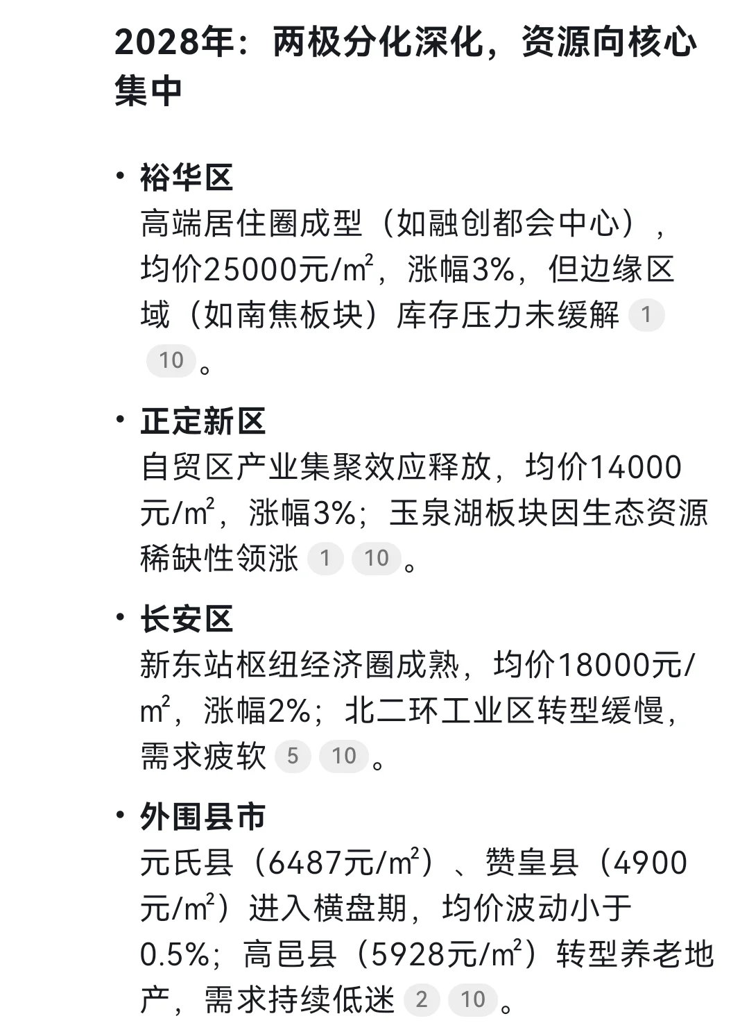 石家庄未来五年房价推演