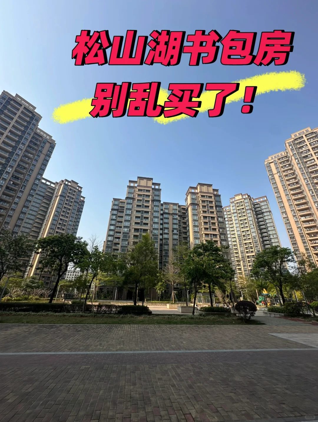 🚨松山湖书包房 别乱买了！！