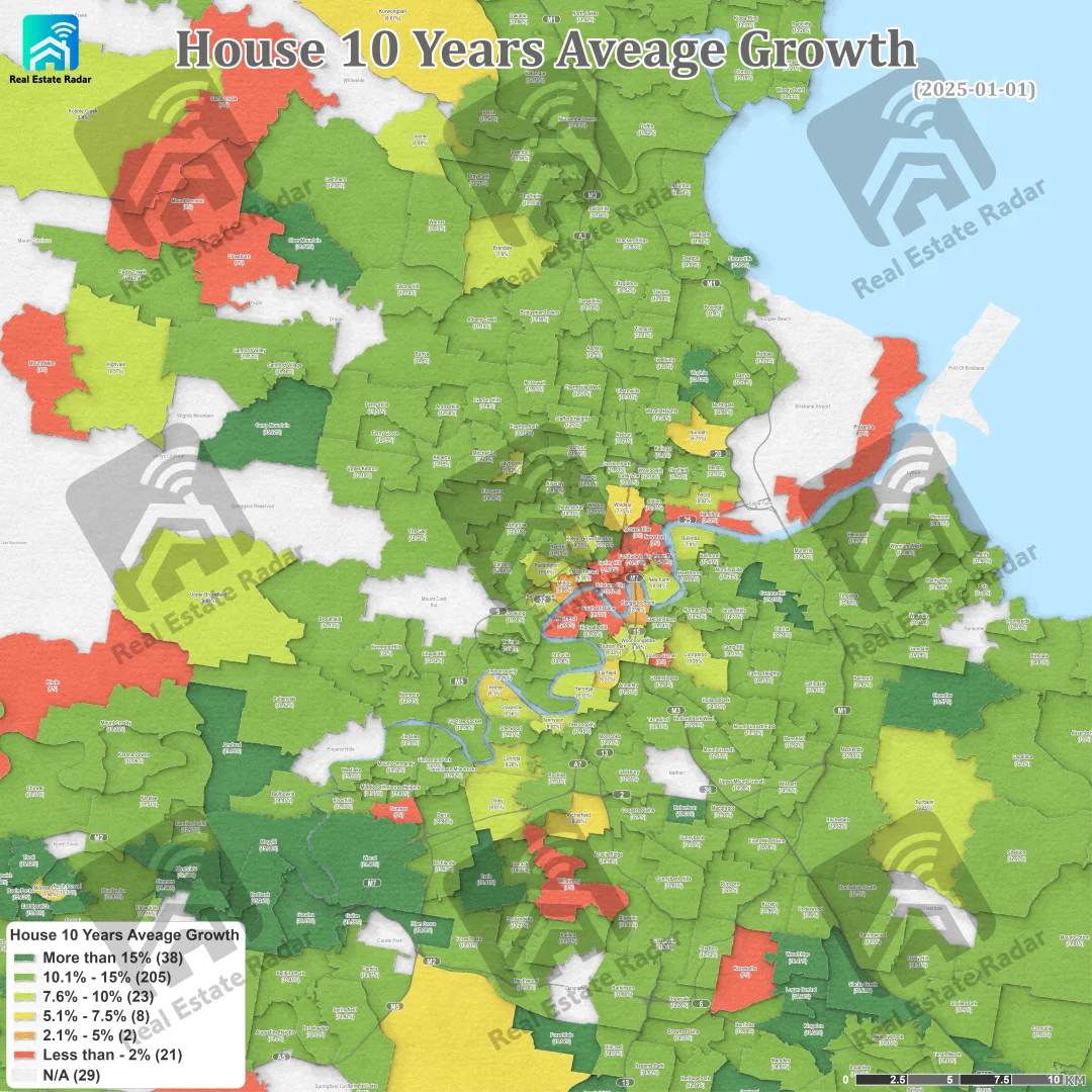 🏡 布里斯班买房必看！全网最清晰房市图