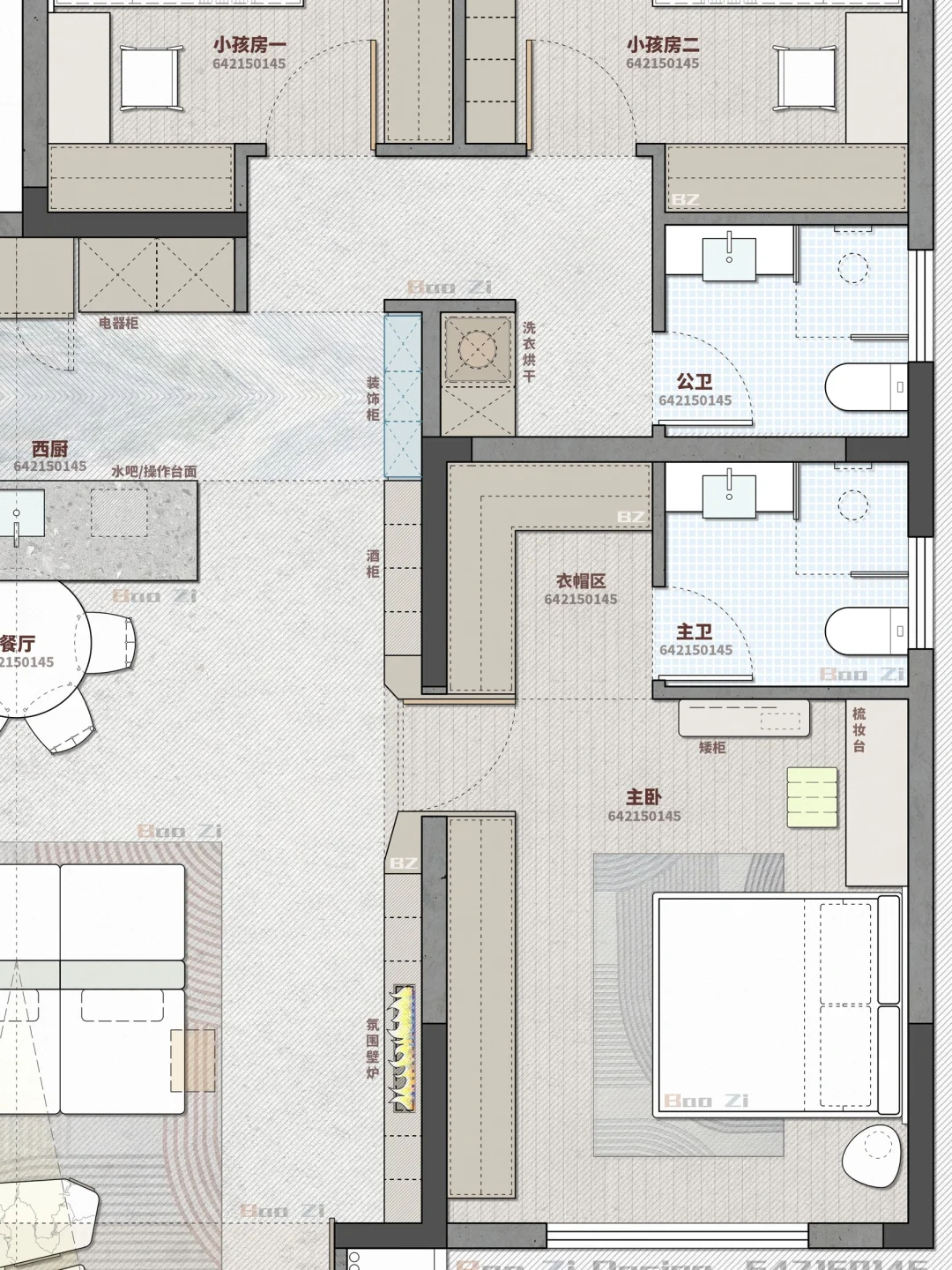 137m²丨江景房●追求极简的调性