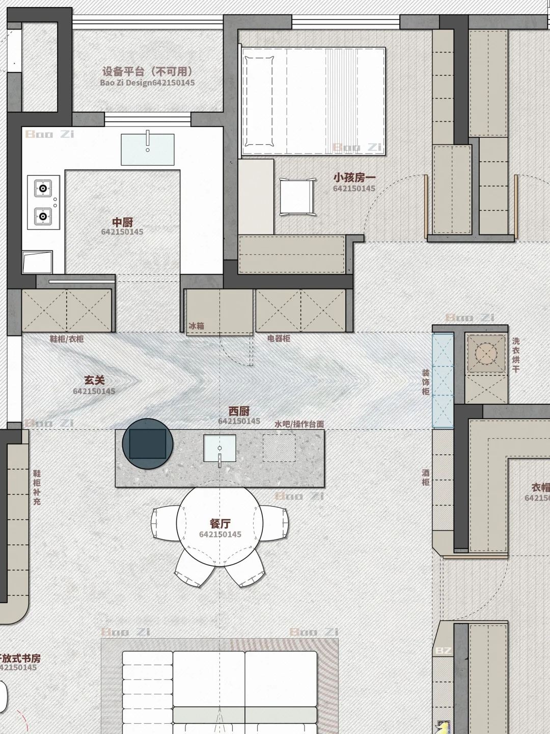 137m²丨江景房●追求极简的调性