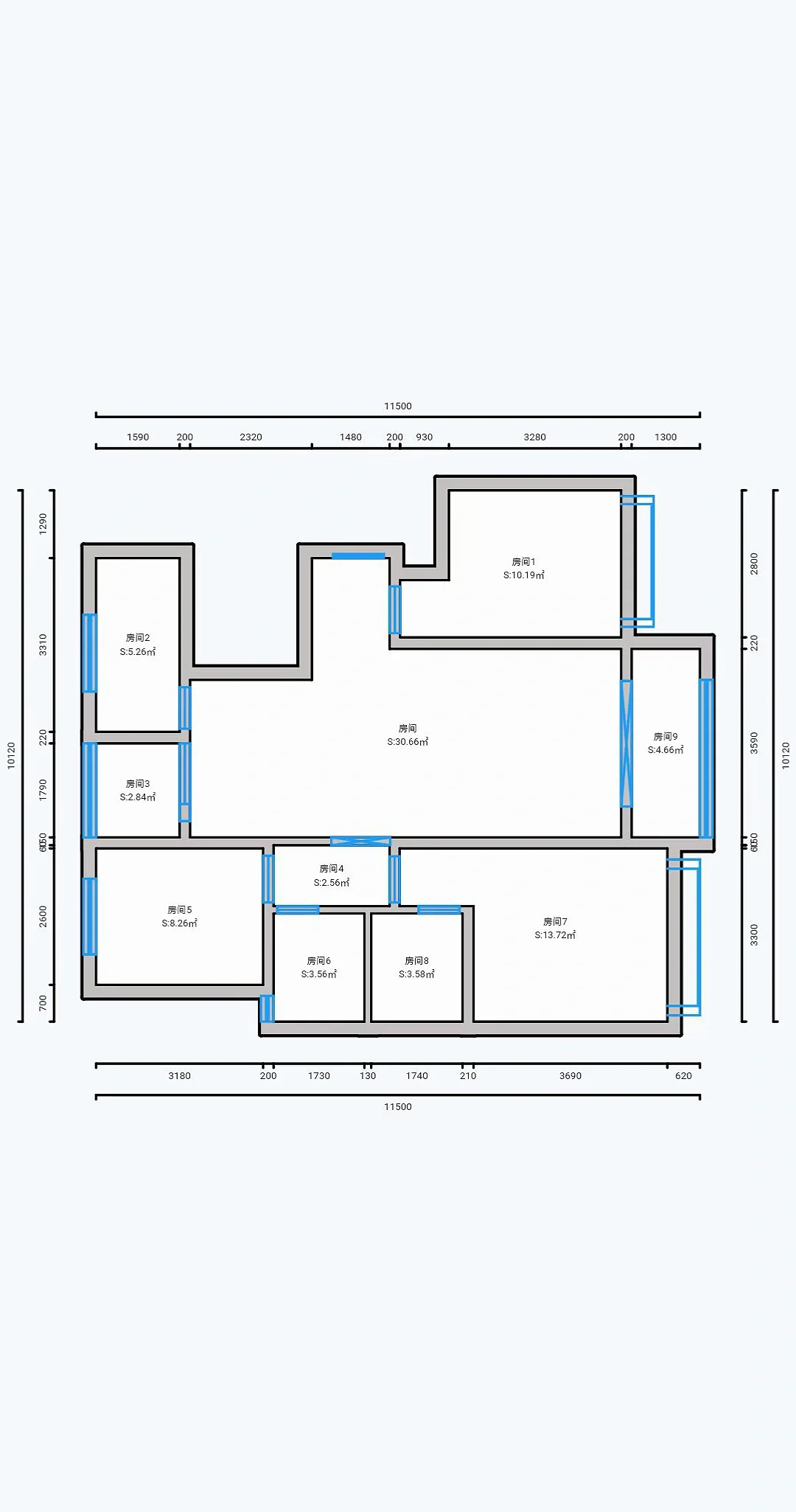 🩵收房子啦，人生第一次装修毛坯房🏡