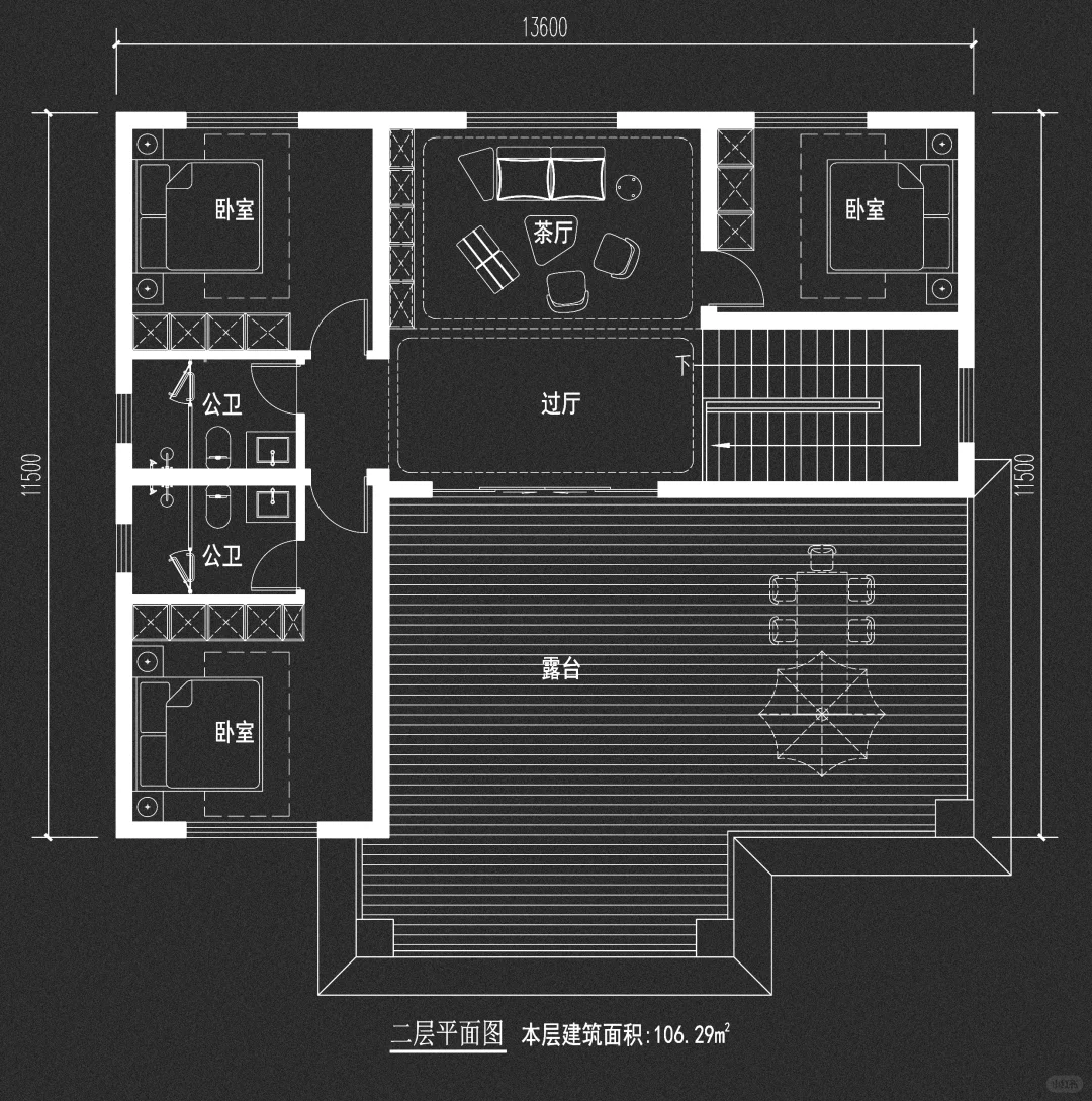 不怕大家笑话，我准备按这个户型建房