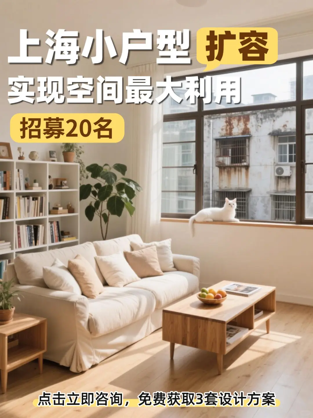 上海小户型改造！免费设计招募中‼️