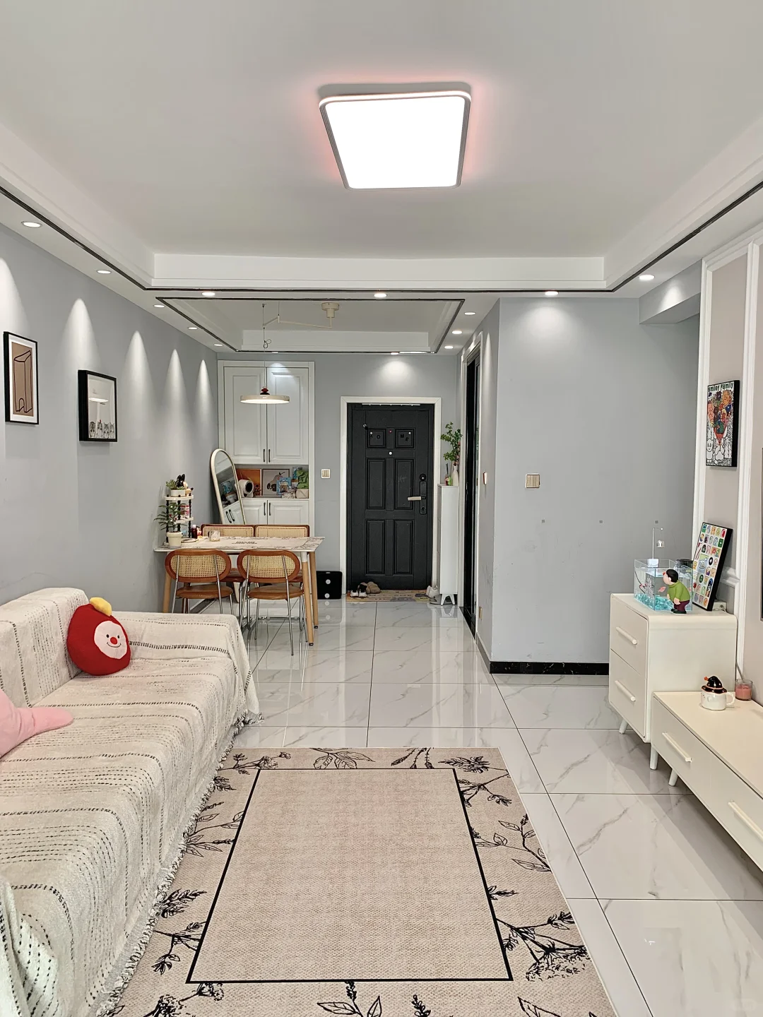 95m²三室，套内77m²，我家的户型赢麻了！