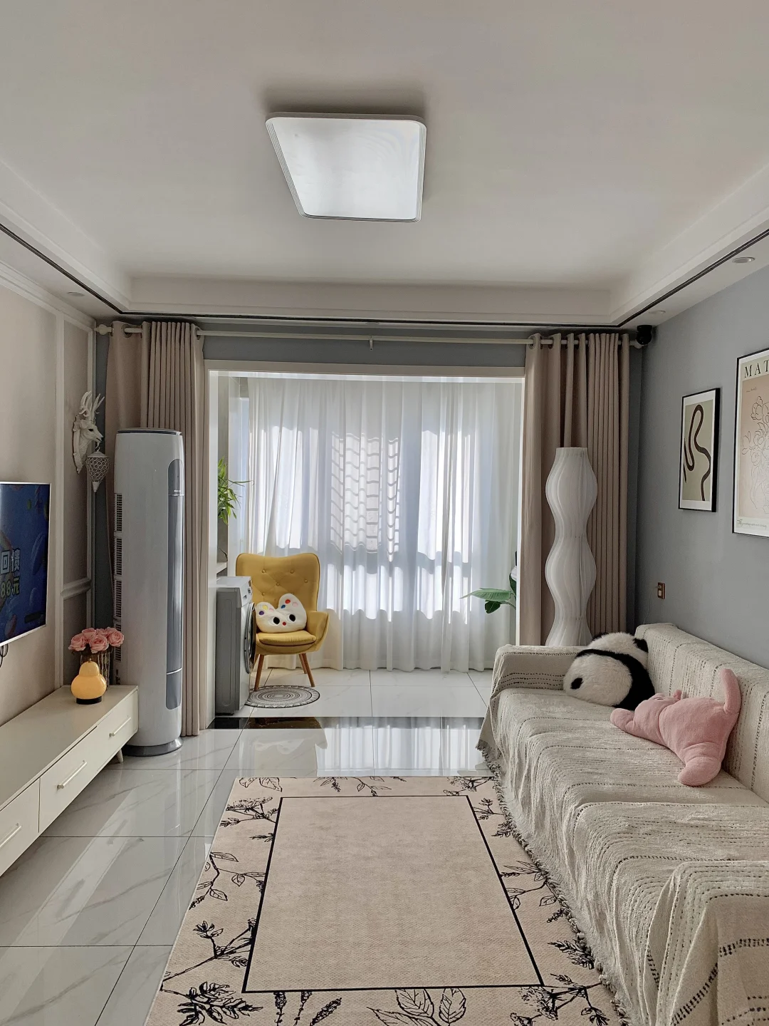 95m²三室，套内77m²，我家的户型赢麻了！
