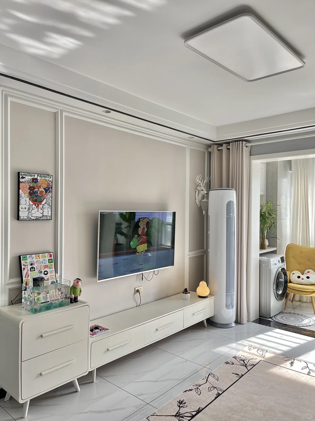 95m²三室，套内77m²，我家的户型赢麻了！