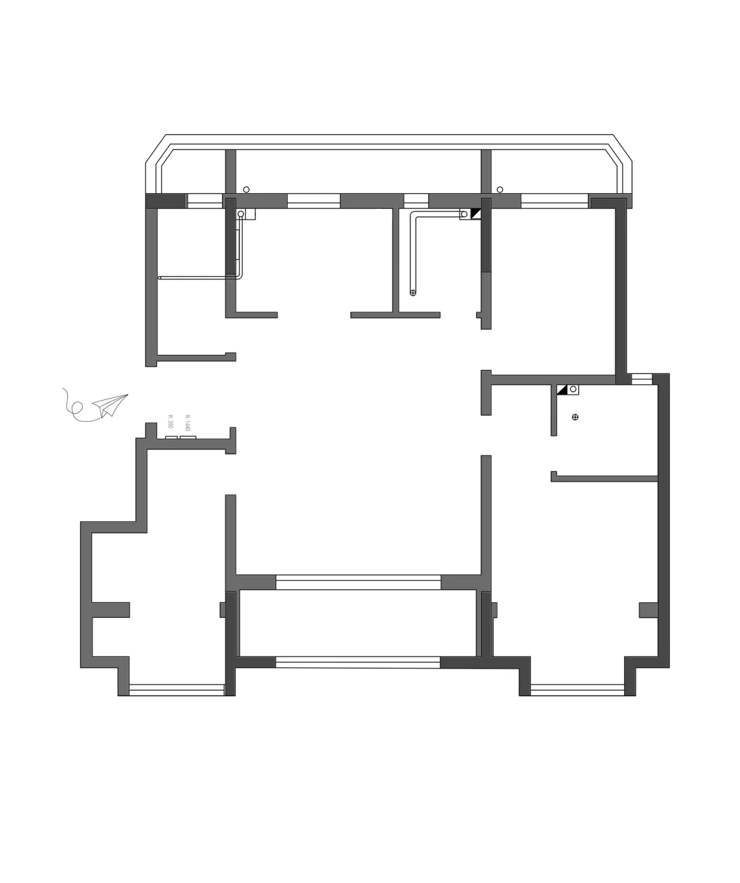 🟤户型改造｜改变结构只为迎合居住者需求。