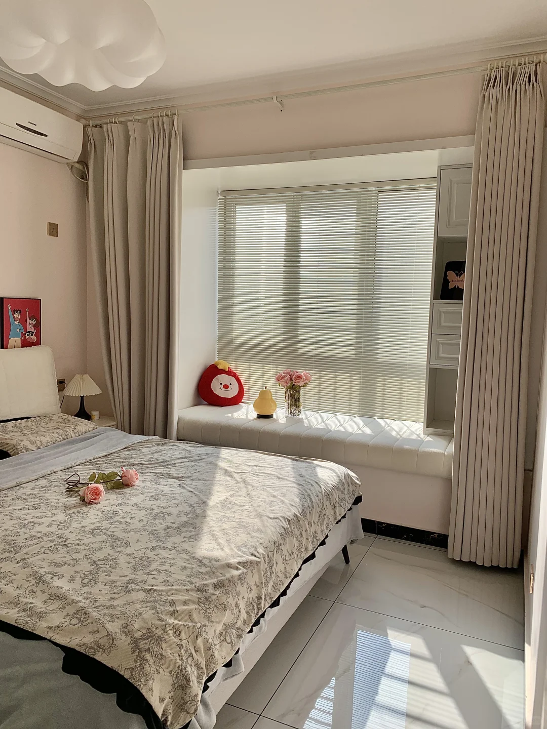 95m²三室，套内77m²，我家的户型赢麻了！
