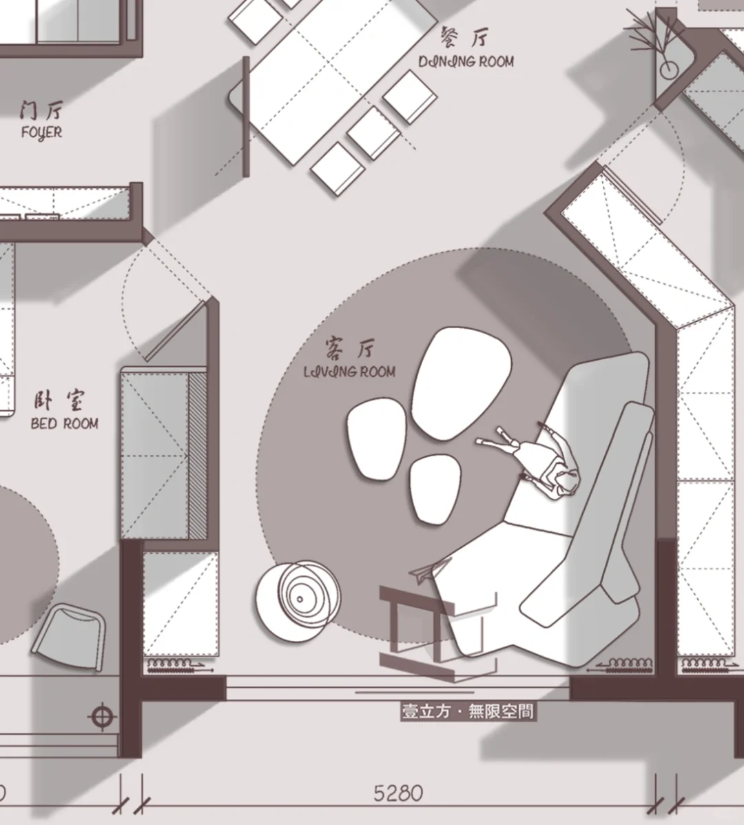 🟤户型改造｜改变结构只为迎合居住者需求。