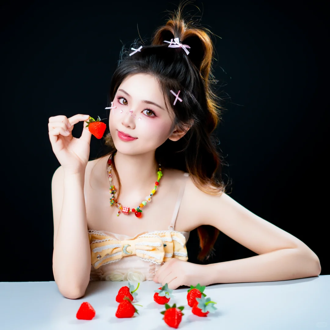 怎么会有这么可爱的女孩！🍓