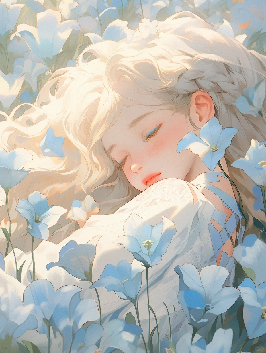 Mid journey丨对你的思念无需言表~💙