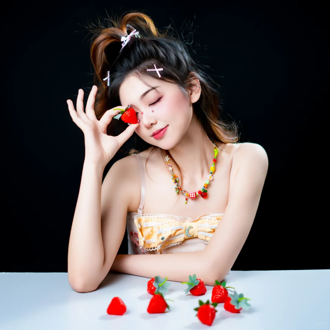 怎么会有这么可爱的女孩！🍓