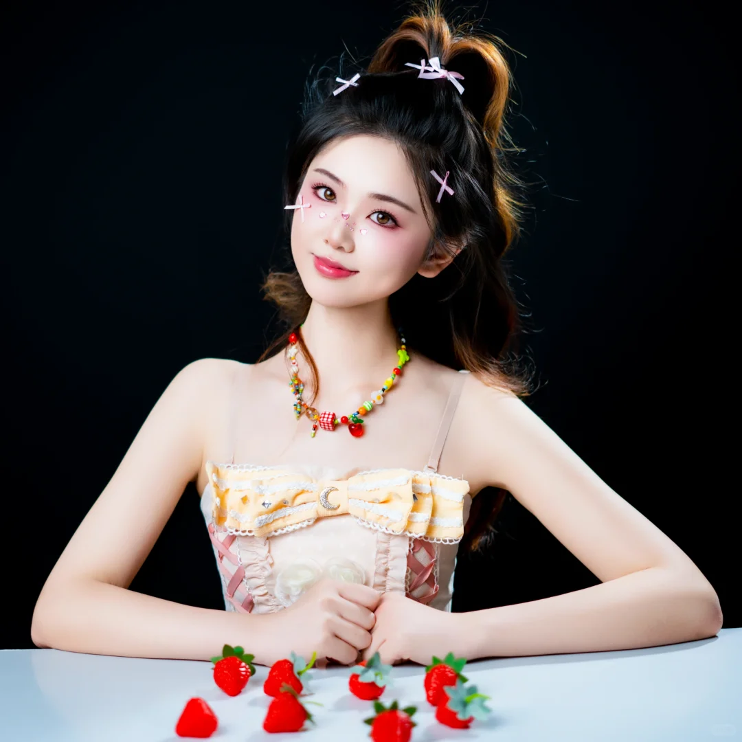 怎么会有这么可爱的女孩！🍓