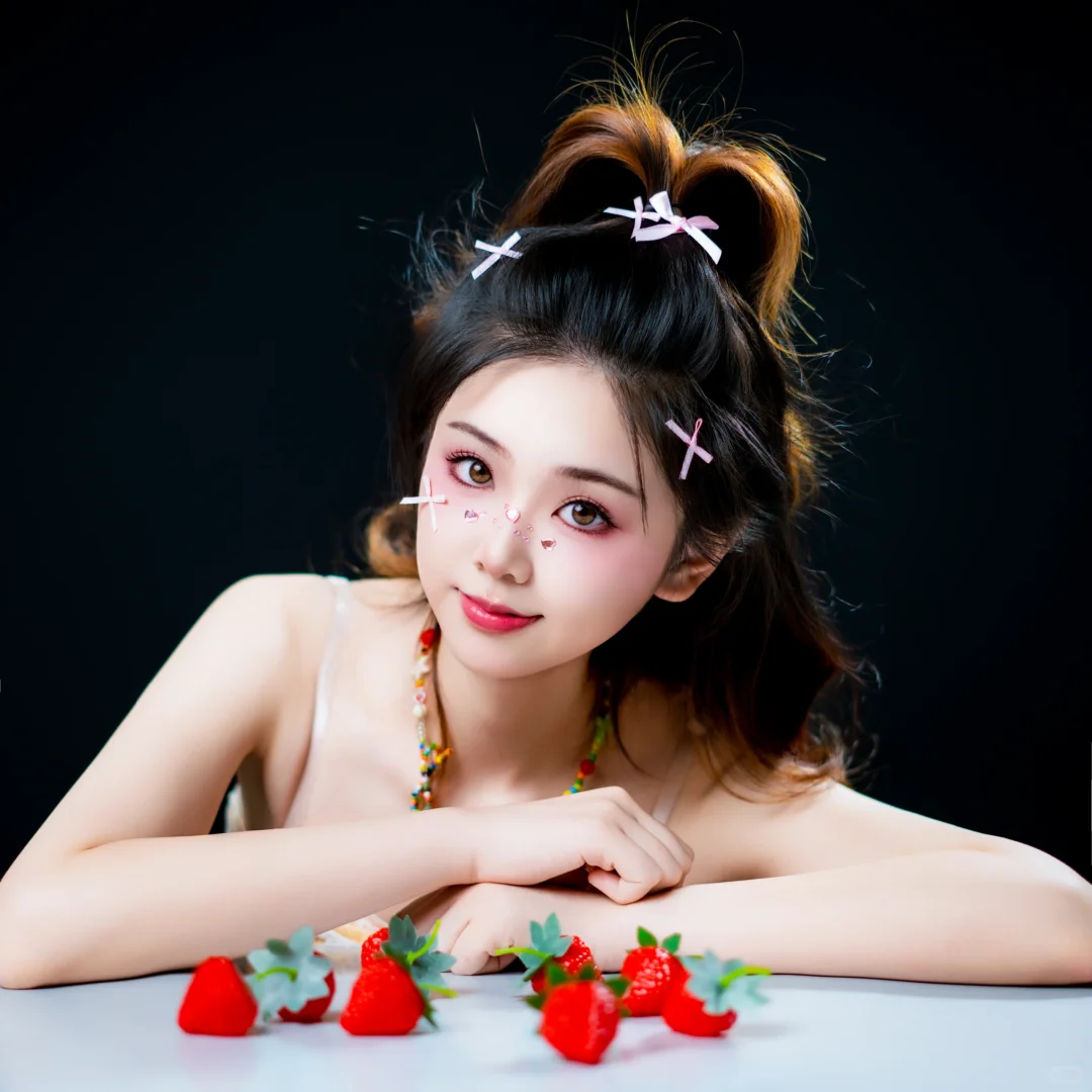 怎么会有这么可爱的女孩！🍓