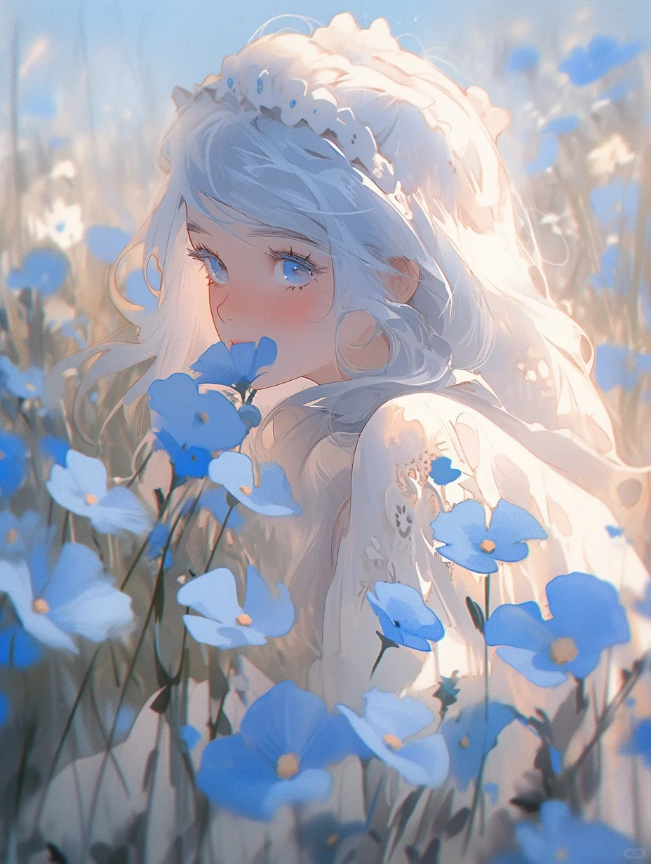 Mid journey丨对你的思念无需言表~💙