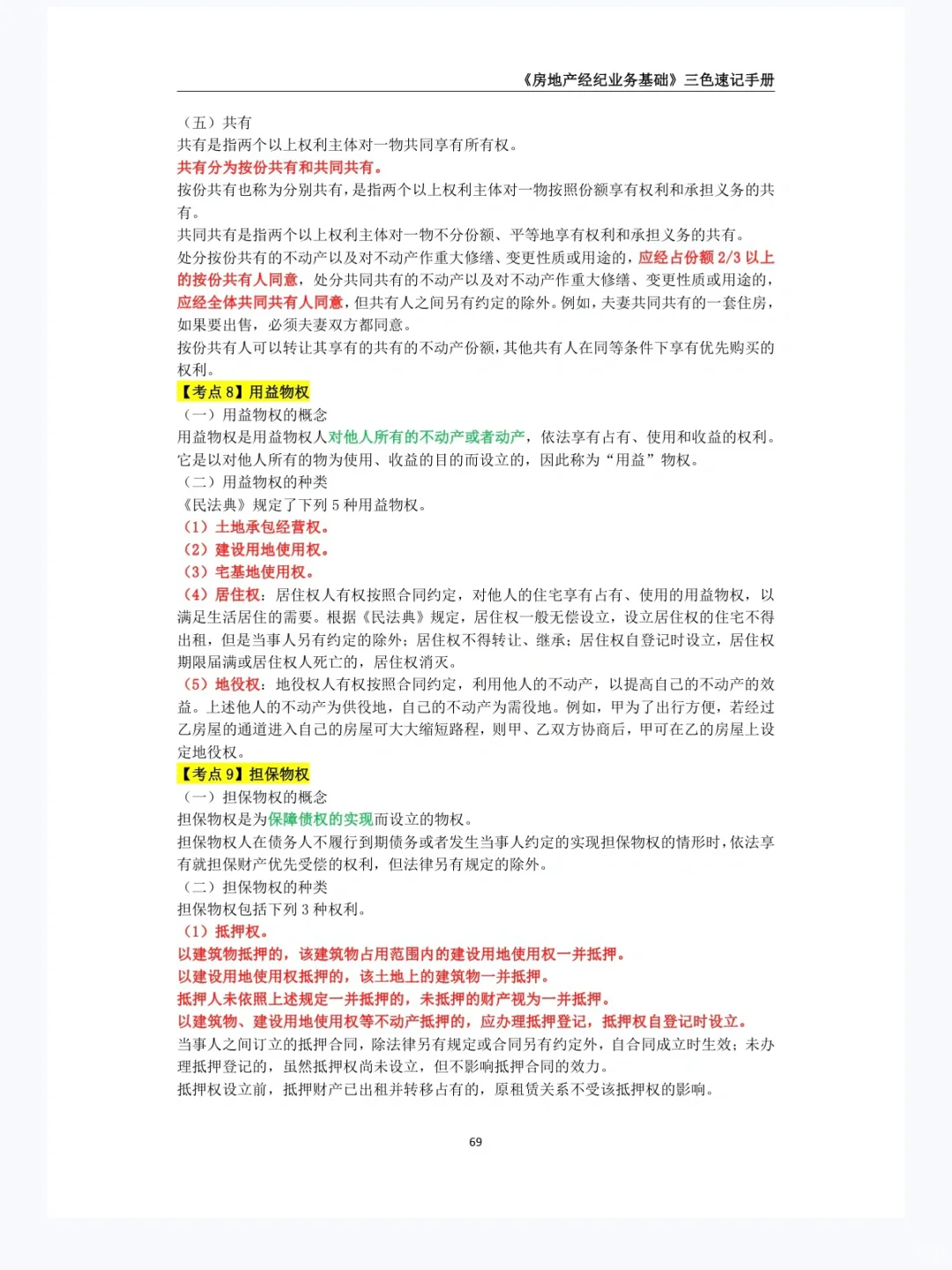 《2025年房地产经济专业基础》第九章 1