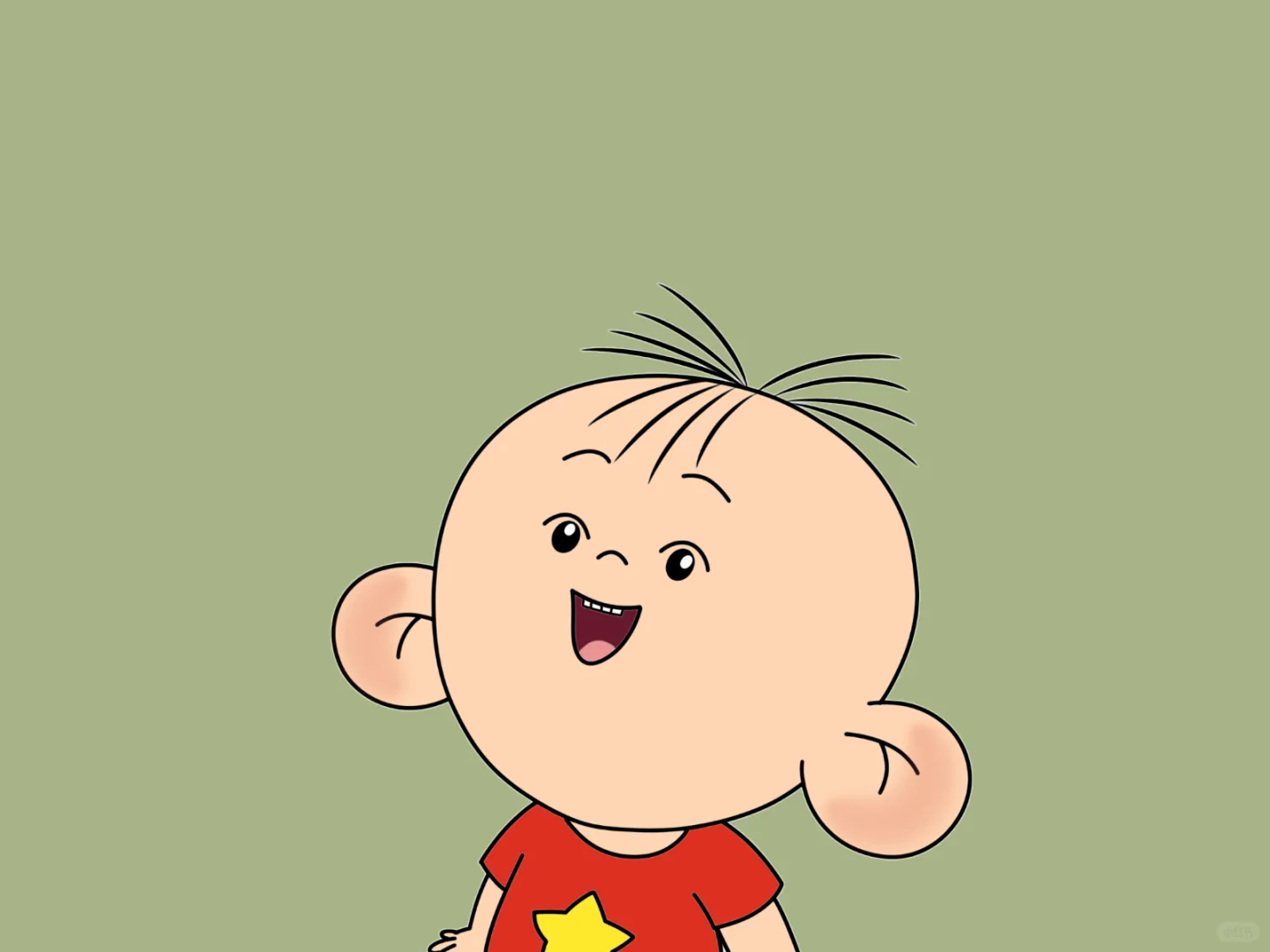 图图小宝贝电脑pad手绘护眼壁纸正向您走来