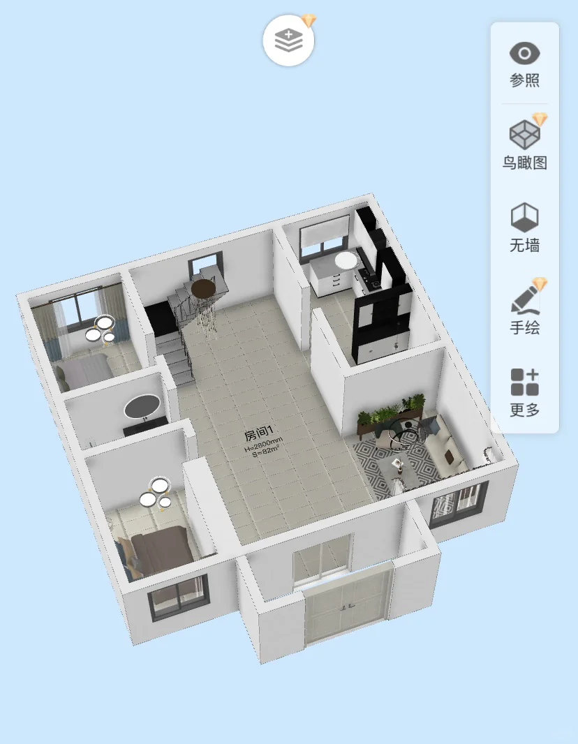 叮～后续来咯 3D立体户型图呀