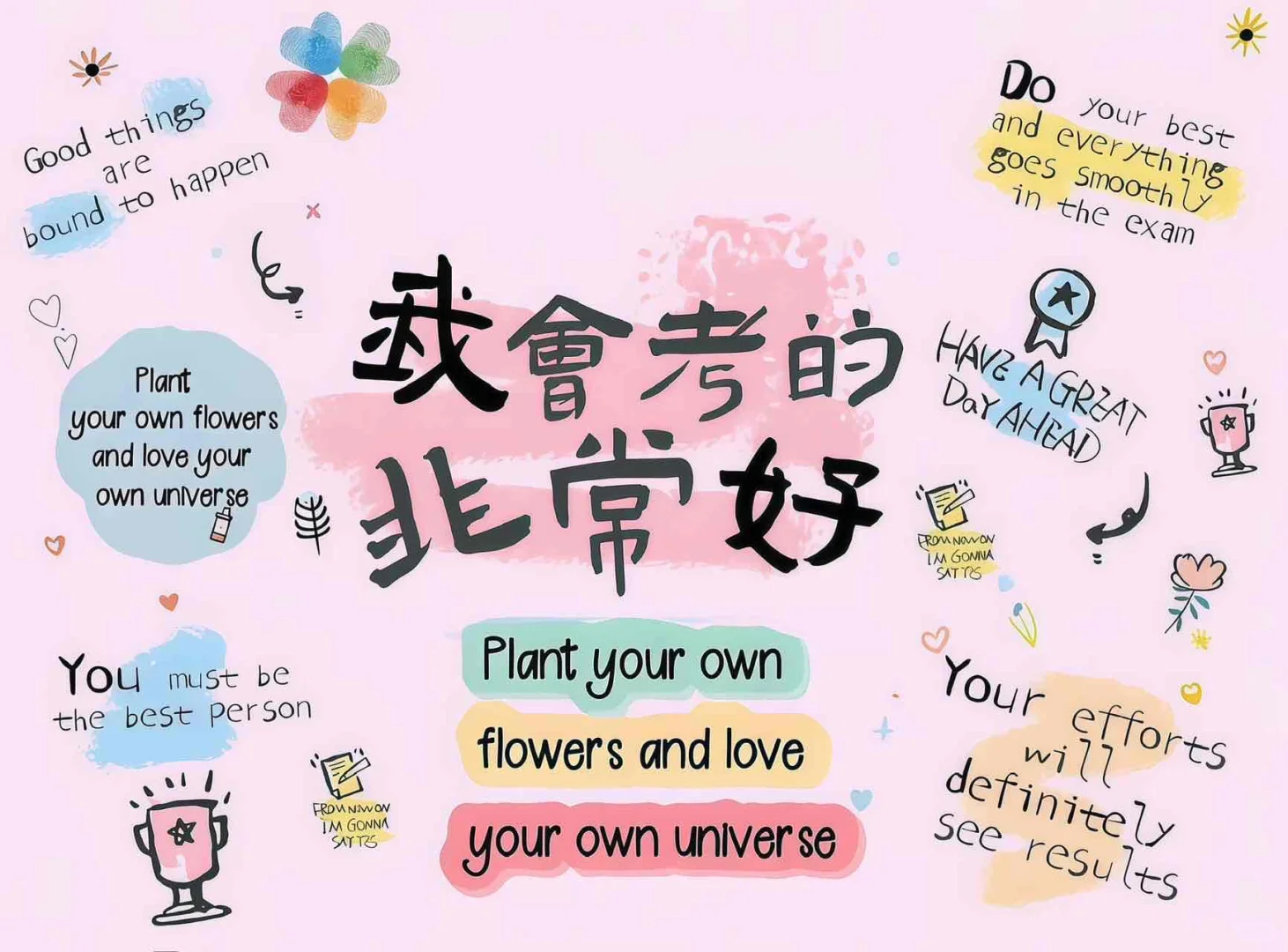 适合考研考公的高能量壁纸