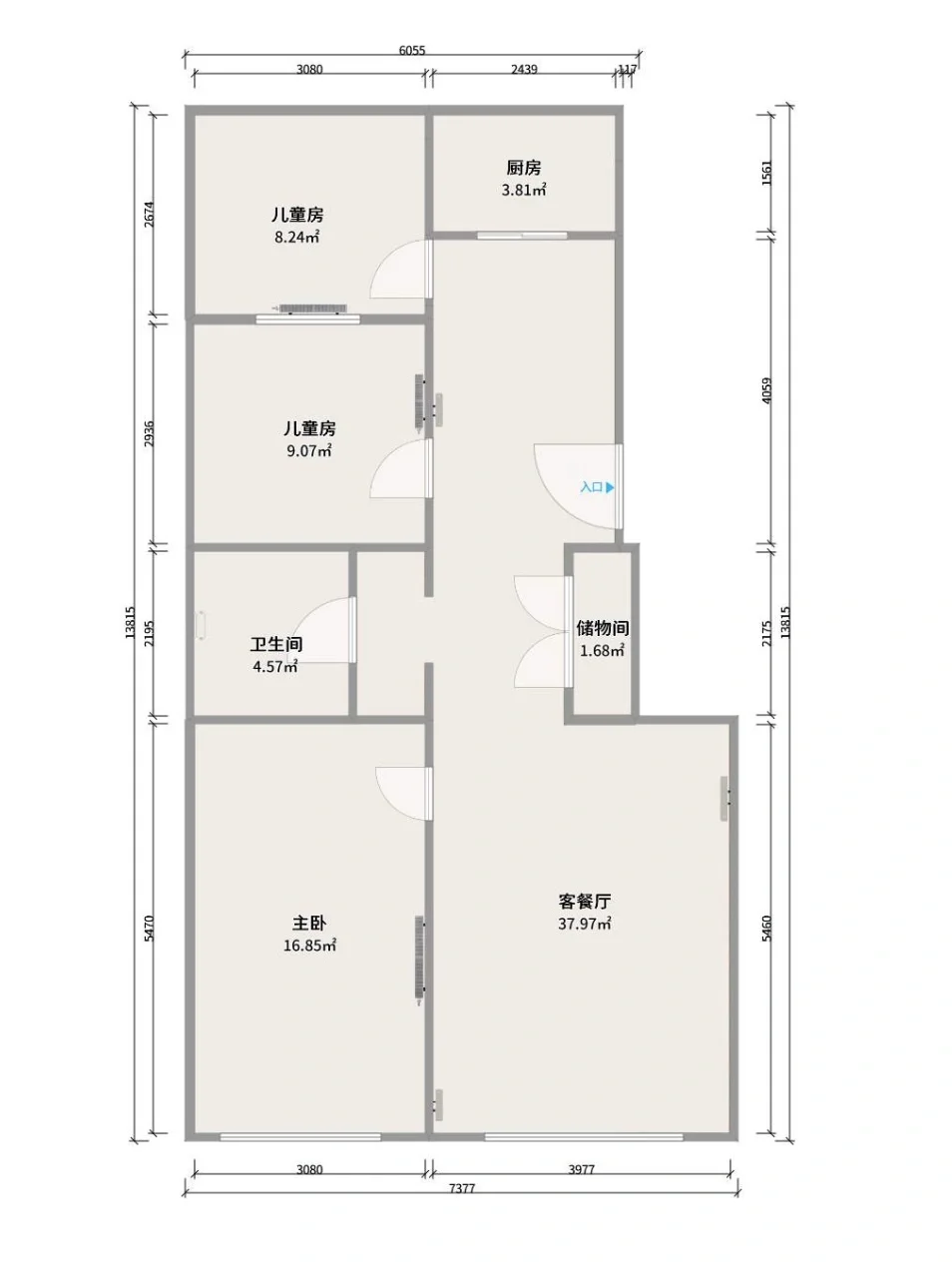 有红薯说，这是来报恩的户型😂｜附户型图