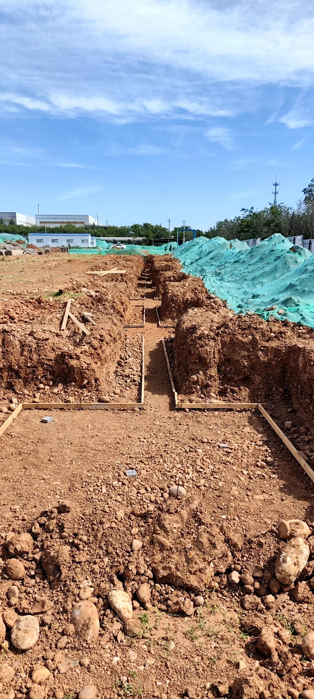 邯郸冀南新区 568 亩镀锌园区施工现场